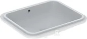 Umywalki - Variform Umywalka podblatowa, prostokątna, B58cm, H17.8cm, T49cm, z przelewem, bez otworu na baterię, szkliwiony spód - miniaturka - grafika 1