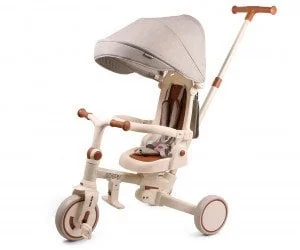 Milly Mally Rowerek Trójkołowy Zippy Beige - Rowerki trójkołowe - miniaturka - grafika 1