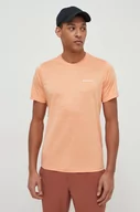 Koszulki męskie - Columbia t-shirt sportowy Columbia Hike kolor pomarańczowy gładki 1990391 - miniaturka - grafika 1