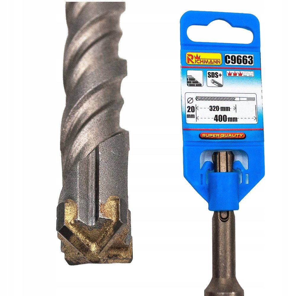 WIERTŁO DO MURU BETONU fi 20x400 mm SDS-PLUS WIDIA