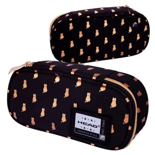 Astra Head Piórnik Szkolny Saszetka Etui Na Przybory Szkolne Golden Kitty - Piórniki - miniaturka - grafika 1