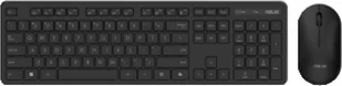 ASUS WIRELESS KEYBOARD AND MOUSE, CW100, BK, LITHUANIAN 90XB0700-BKM1D0 - Zestawy myszka + klawiatura - miniaturka - grafika 1