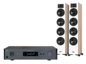 Zestawy stereo - NAD C 379 (czarny) + Diva 6 (dąb) - miniaturka - grafika 1