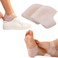 Akcesoria obuwnicze - Osłony na spękane pięty otarcia pęcherze żelowe wkładki skarpetki zestaw - miniaturka - grafika 1