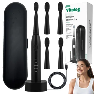 Elektryczna Soniczna Szczoteczka Do Zębów Szczotka 8 Końcówki Soniczne IPX7 - Końcówki do szczoteczek elektrycznych - miniaturka - grafika 1