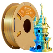 Filamenty i akcesoria do drukarek 3D - ERYONE Dual Color Silk PLA Filament 1kg - Gold - miniaturka - grafika 1