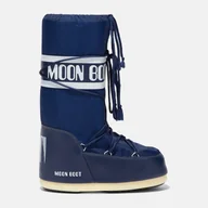 Kozaki damskie - Damskie Buty zimowe MOON BOOT MB ICON NYLON 80D1400440-F003 – Granatowy - miniaturka - grafika 1