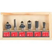 Frezy - Zestaw frezów w pudełku 6 sztuk tf1200 tf1500k PROLINE - miniaturka - grafika 1