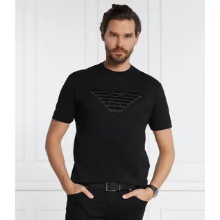 Koszulki męskie - Emporio Armani T-shirt | Regular Fit - grafika 1