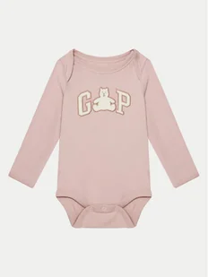 Gap Body 627607 Różowy Regular Fit - Body dla niemowląt - miniaturka - grafika 1