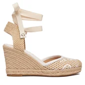Espadryle damskie - Espadryle Guess FLJCHY FAL04 Biały - miniaturka - grafika 1