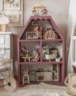 Zabawki kreatywne - Domek drewniany dla lalek Simple - miniaturka - grafika 1