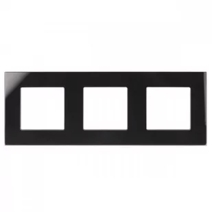 Maclean Szklana ramka potrójna MCE731B Czarna - Żarówki LED - miniaturka - grafika 1