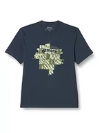 Koszulki męskie - Blauer Męski t-shirt z krótkim rękawem, 888, 48, 888 niebieski, 46 - miniaturka - grafika 1