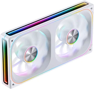 Jonsbo ZA-240 Lüfter, Reverse Blade, PWM, ARGB - 240mm, weiß ZA-240WR - Wentylatory komputerowe - miniaturka - grafika 1