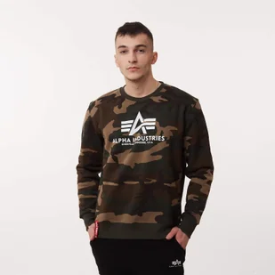 Alpha Industries Basic Sweater Camo WDL 65 - Bluzy męskie - miniaturka - grafika 1