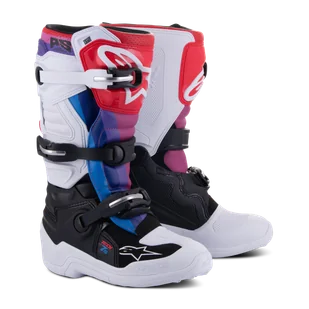 Buty Cross Alpinestars Tech 7S Dziecięce Złamany Biały/Czarny/Tęczowy39 - Buty motocyklowe Buty Cross Alpinestars Tech 7S Dziecięce Złamany Biały/Czarny/Tęczowy39 - Buty motocyklowe - miniaturka - grafika 1