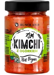 Runoland Kimchi z ogórkiem Hot Vegan 300g - Runoland 3101-uniw - Kuchnie świata - miniaturka - grafika 1