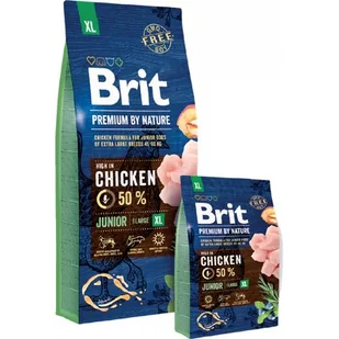 Brit Premium By Nature Junior Extra Large XL 3 kg - Sucha karma dla psów - miniaturka - grafika 1