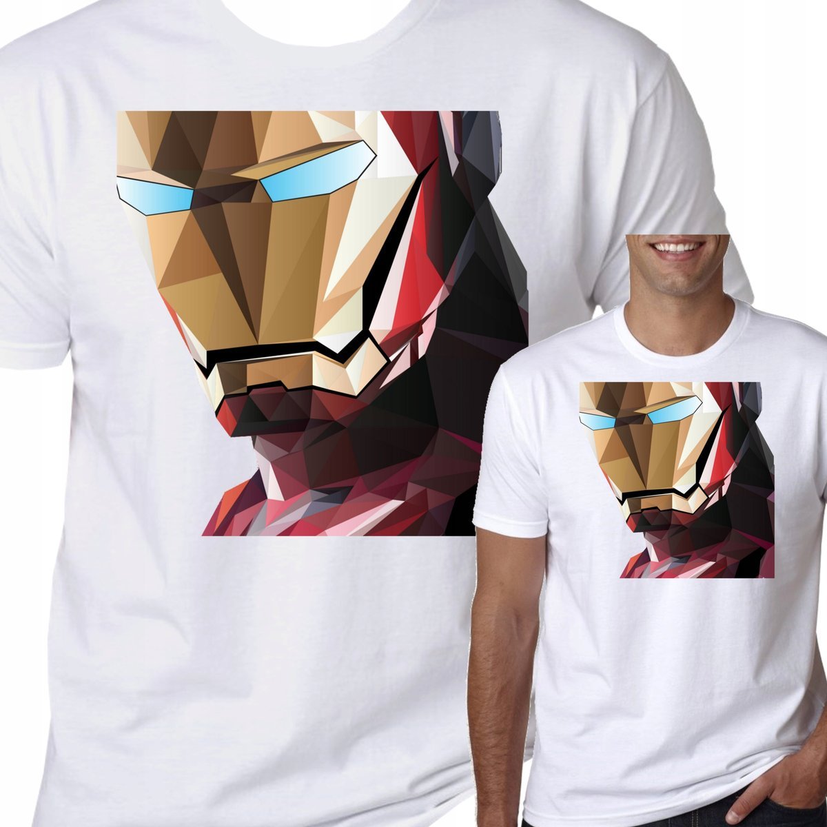 T-Shirt KOSZULKA IRON MAN AVENGERS MARVEL L 0420
