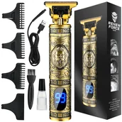 Pozostałe akcesoria fryzjerskie - Maszynka Trymer Do Strzyżenia Golenia Włosów Brody T9 - miniaturka - grafika 1