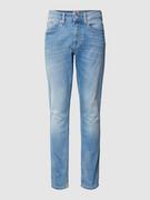 Spodnie męskie - Jeansy o kroju slim fit ze szlufkami na pasek model ‘AUSTIN’ - miniaturka - grafika 1