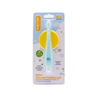 Szczoteczki do zębów dla dzieci - Babyton Silikonowa szczoteczka do zębów dla niemowląt, 6-24 mies. - miniaturka - grafika 1