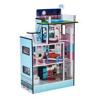 Domki dla lalek - Olivia's Little World Kids Dreamland Barcelona Domek dla Lalek Drewniany Domek dla Lalek Niebieski 3,1ft Z 11 Akcesoriami dla Lalek Meble dla Lalek .. - miniaturka - grafika 1