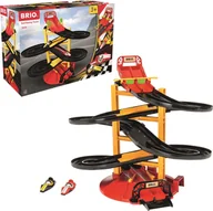 Samochody i pojazdy dla dzieci - Brio BRIO racetrack tower with two racing cars, toy vehicle - miniaturka - grafika 1