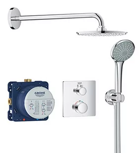 Grohe 34734000 Grohtherm THM set shower square +shw.set - Akcesoria do armatury i ceramiki - miniaturka - grafika 2