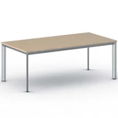 Stoły i stoliki do biura - B2B Partner Stół konferencyjny INFINITY 2000 x 1000 x 740 mm, buk 499114 - miniaturka - grafika 1