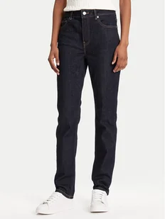 Tommy Hilfiger Jeansy WW0WW47153 Granatowy Slim Fit - Spodnie damskie - miniaturka - grafika 1