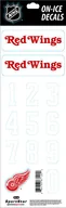 Hokej - Numery na kasku Sportstape  ALL IN ONE HELMET DECALS - DETROIT REDWINGS - DARK HELMET - miniaturka - grafika 1