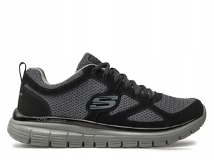 Buty Męskie Skechers 52635BKGY Burns Agoura Czarne 44 - Buty sportowe męskie - miniaturka - grafika 1