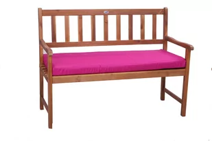 Siedzisko na ławkę, 150x60x7cm, poduszka na ławkę, różowa, poduszka zewnętrzna, poduszka płaska, poduszka siedziska, poduszka na meble ogrodowe, pod.. - Poduszki ogrodowe - miniaturka - grafika 1