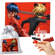 Puzzle - PUZZLE 300 el. BIEDRONKA I CZARNY KOT - IDEALNY PREZENT ŚWIĘTA CHOINKĘ IMIĘ - miniaturka - grafika 1