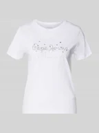 Koszulki i topy damskie - T-shirt o kroju regular fit z czystej bawełny model ‘BRADY’ - miniaturka - grafika 1