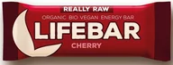 Batoniki - LIFEFOOD (batony i inne produkty raw) Baton z suszonymi wiśniami raw bezglutenowy bio 47 g - lifefood BP-8594071484521 - miniaturka - grafika 1