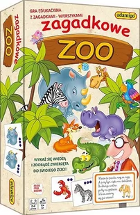 Adamigo Gra Zagadkowe zoo mini 5_791727 - Gry planszowe - miniaturka - grafika 1