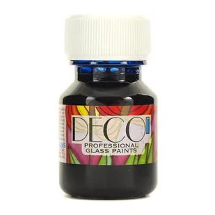 Witrażowa farba do szkła DECO 30 ml - niebieska - Farby i media malarskie - miniaturka - grafika 1