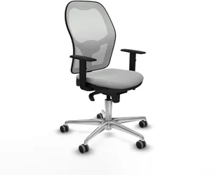 Fotel biurowy, krzesło biurowe Krzesło Biurowe Piqueras y Crespo 1D086G0 Jasnoszary - Fotele i krzesła biurowe - miniaturka - grafika 1