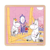 Puzzle - Drewniane Puzzle,16 el. Muminki - Figle - miniaturka - grafika 1