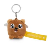 Plecaki - NICI 62032 breloczek do kluczy "Bin immer bei dir" 5 cm brązowy towarzysz do plecaka lub torby, uchwyt na klucze dla małych i dużych 62032 - miniaturka - grafika 1