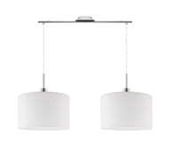 Lampy sufitowe - Eglo - Żyrandol na lince TUNJA 2xE27/60W/230V biały - miniaturka - grafika 1