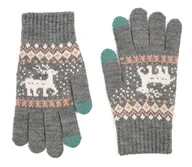 Rękawiczki - Rękawiczki Damskie Młodzieżowe Zimowe Ciepłe Casualowe Uniwersalne Dotykowe - miniaturka - grafika 1