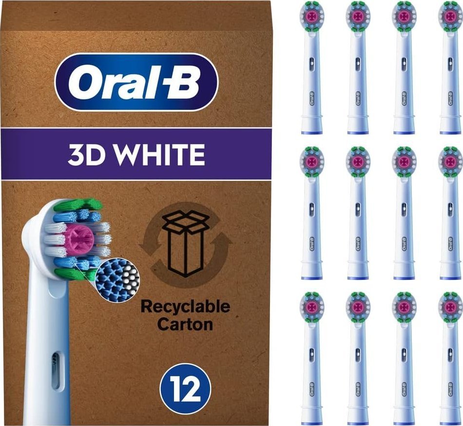 Końcówka Oral-B Oral-B Aufsteckbürsten3D White 12 Stück