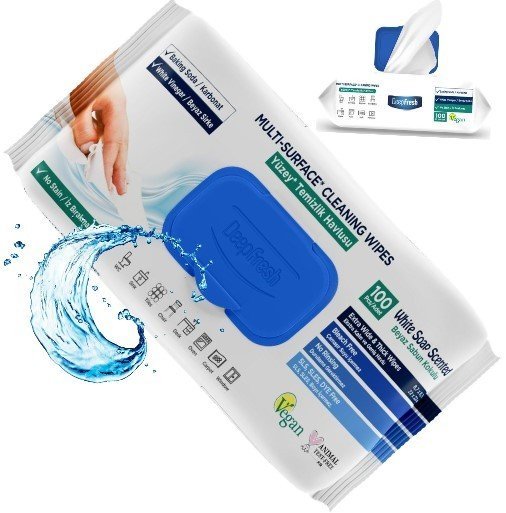 Deep Fresh Mokre Ściereczki do Czyszczenia Powierzchni RĘCZNIKI Uniwersalne XXL 100szt