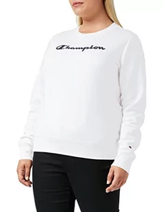 Champion Damska bluza Legacy - Classic Logo Crewneck, biały, 3XL - Bluzy damskie - miniaturka - grafika 1