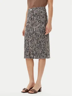 JOOP! Spódnica jeansowa 30044957 Brązowy Slim Fit - Spódnice - miniaturka - grafika 1