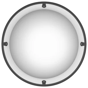 Sferyczne lustro drogowe, 1/2 kuli, Ø40 cm, akryl - Wyposażenie miejsc publicznych - miniaturka - grafika 5